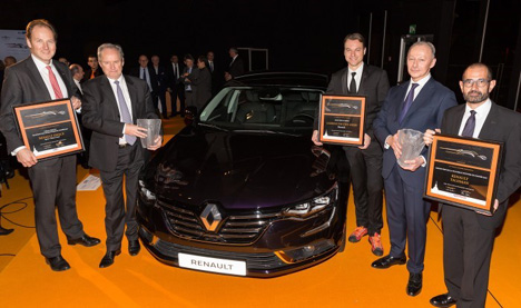 Prisregn over Renault ved prestigefyldt prisuddeling