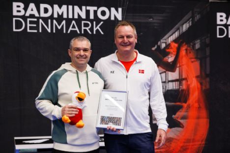 Nordjysk trner vinder Badminton Danmarks Talentpris 2024