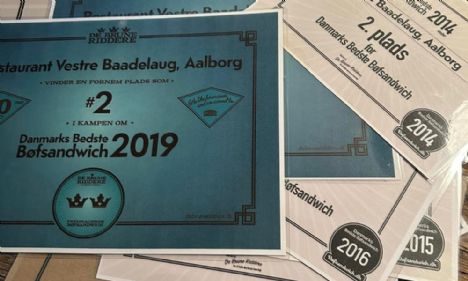 ‘Danmarks mest dekorerede Bøfsandwich’ findes ikke mere