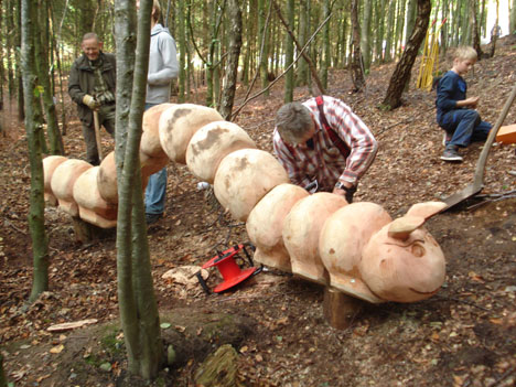 Familietur med sjove efterårsaktiviteter