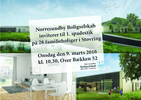 1. spadestik til familieboliger