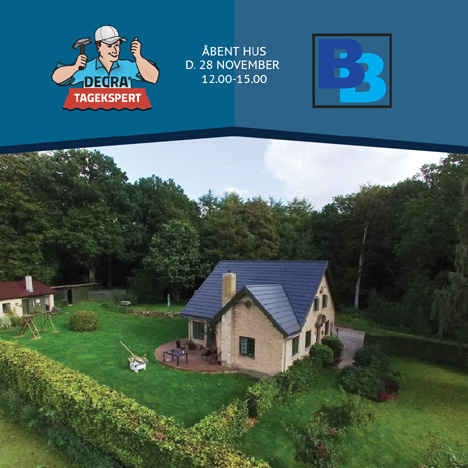 Fremviser ny Decra-tagtype på villa