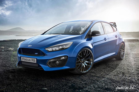 Ny Ford Focus RS rammer 100 km/t