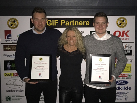 Gode venner deler lederpris i GIF