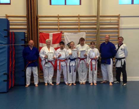 Vellykket vintergraduering i Skørping Sim Uu Taekwondo