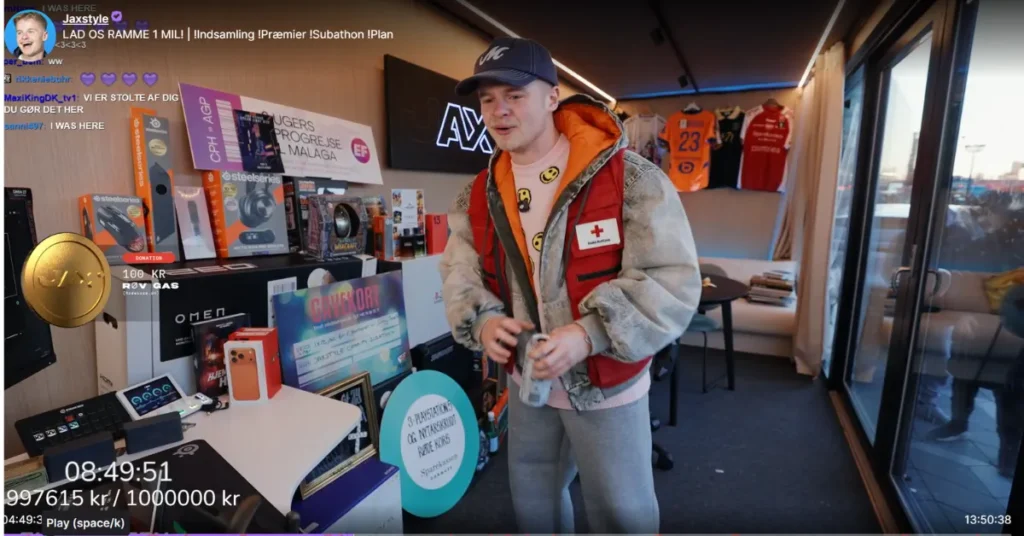 Aalborg-streamer samlede 1,3 millioner ind til Røde Kors på under fem døgn