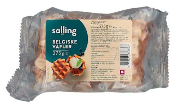 Netto tilbagekalder Fintons belgiske vafler efter risiko for mineralolie