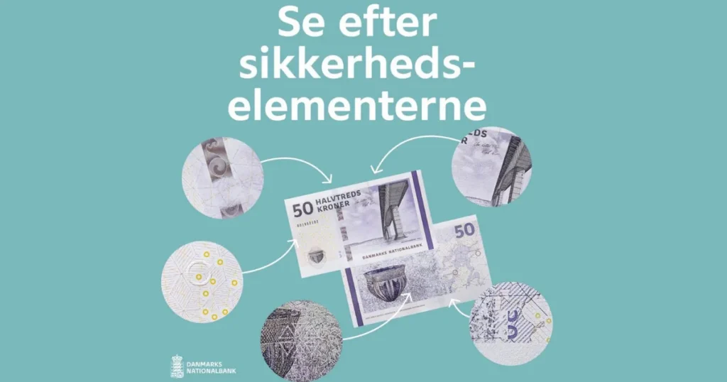 Nationalbanken sender opgraderet 50-kroneseddel i omløb